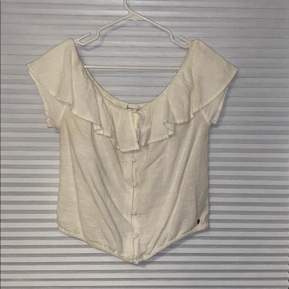 - Roxy off the shoulder flow top - Picture 3 of 4